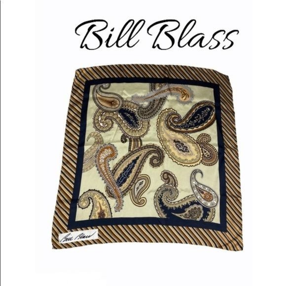bill blass Accessories - Bill Blass Vintage Silk Scarf